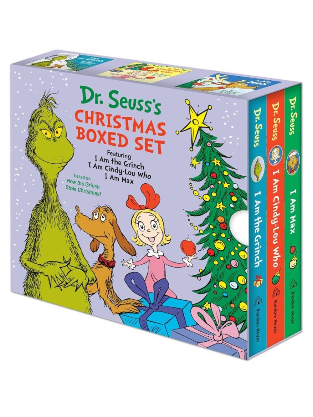 Dr. Seuss's Christmas 3-Book Boxed Set "Sealed"